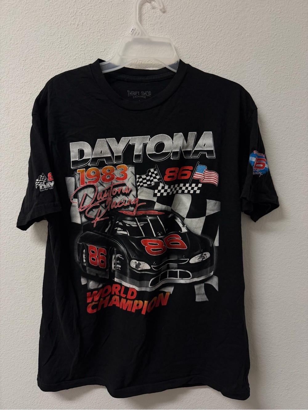 Daytona 1983 Racing Graphic Tee - Black